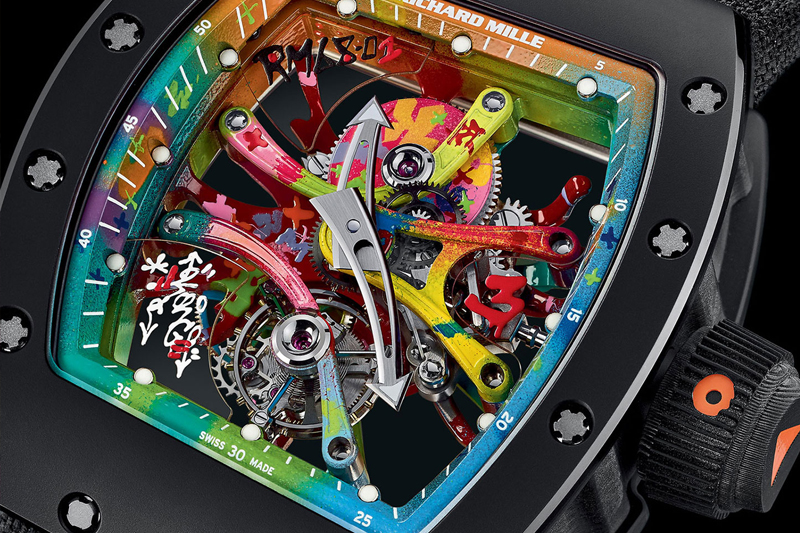 Richard Mille collaborates with artist Cyril Kongo for new artinspired