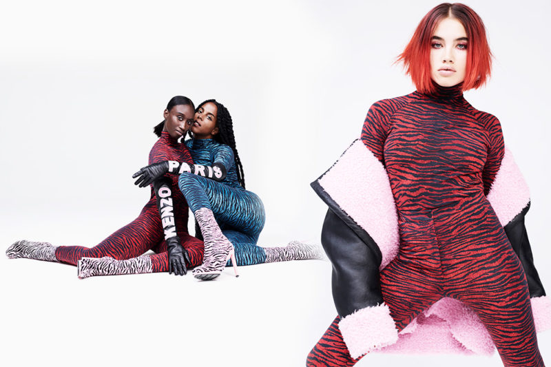 Amy Sall and Isamaya Ffrench for Kenzo x H&M