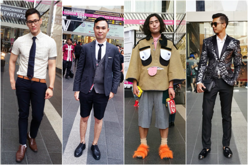 Men's Street Style at KLFW 2016 Collage