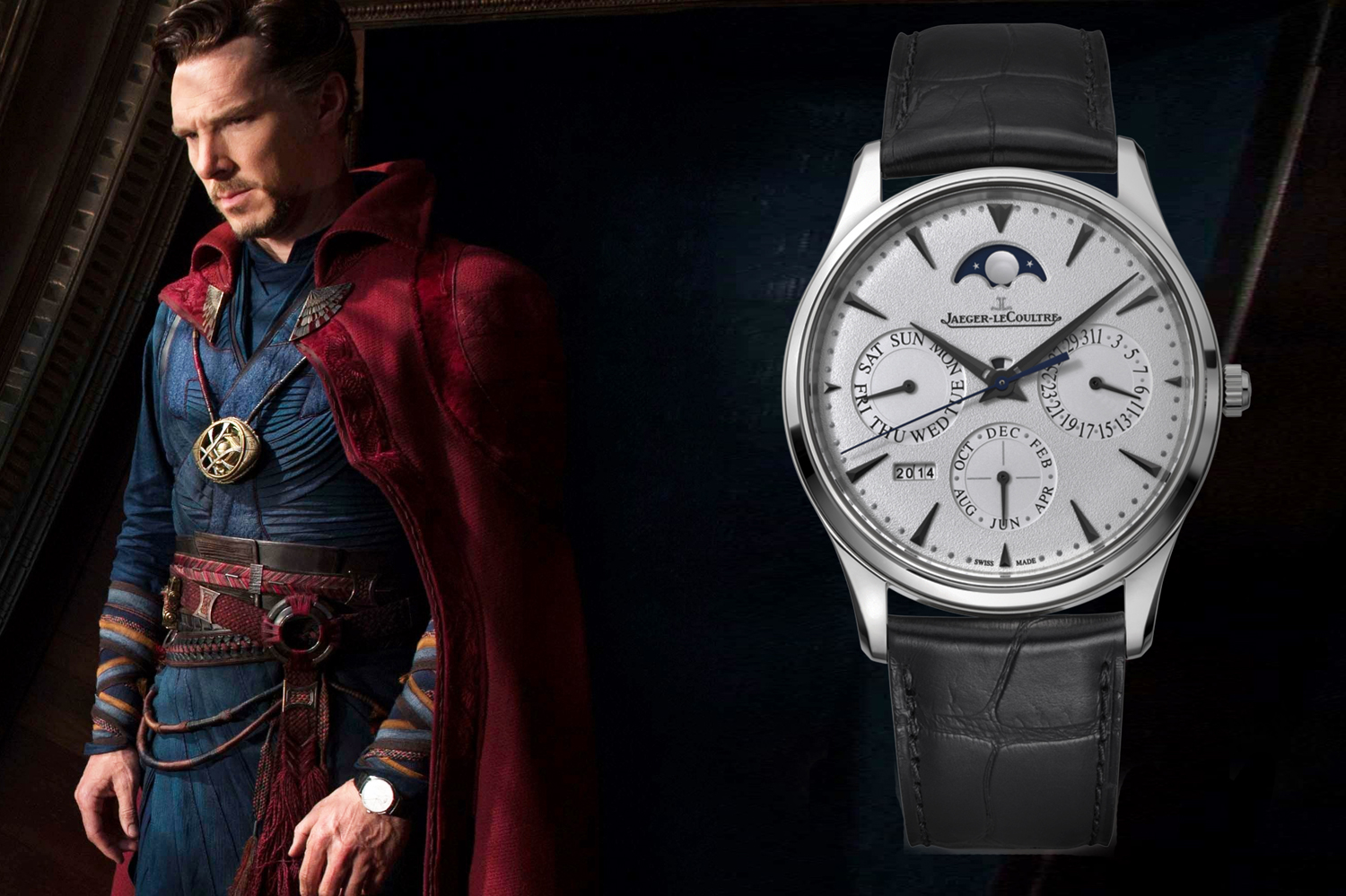 Meet Doctor Strange's costar, the sleek JaegerLeCoultre watch Men's