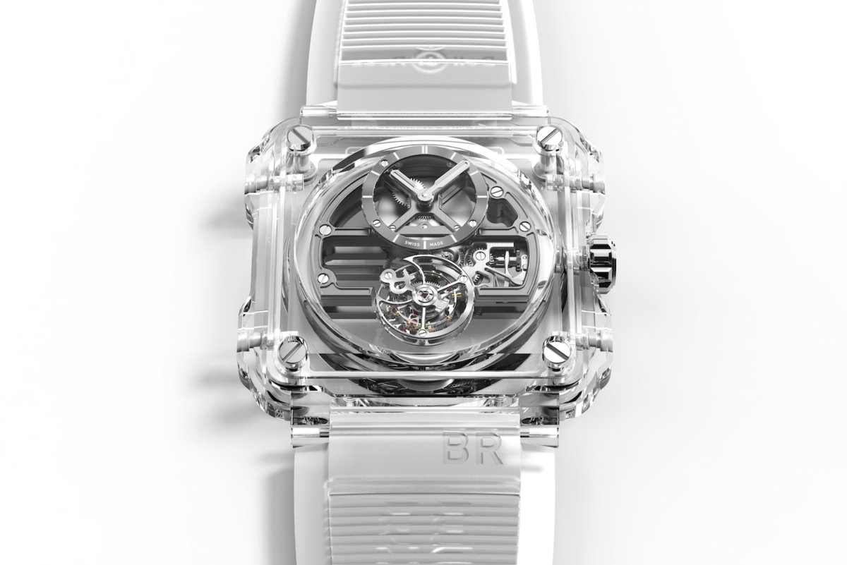 Bell & Ross shows off its BR-X1 Tourbillon Skeleton Sapphire Bell & Ross shows off its BR-X1 Tourbillon Skeleton Sapphire