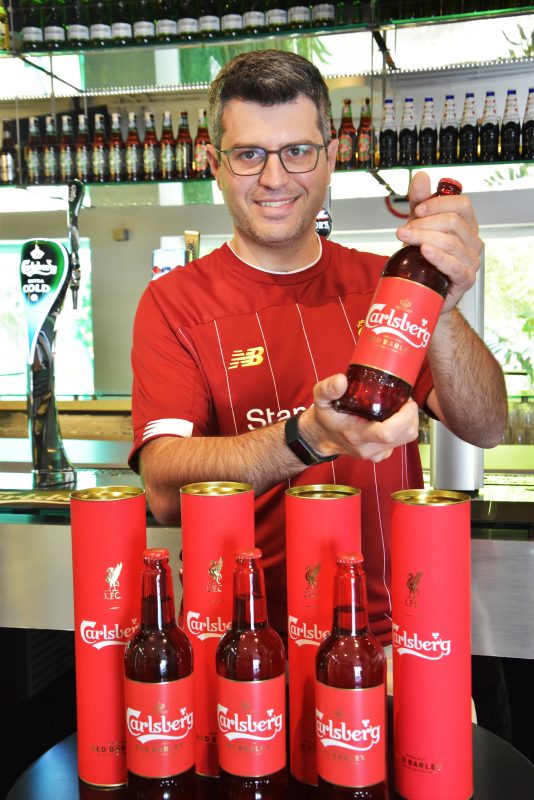Catena Bore Hane Carlsberg celebrates Liverpool's friendship with Red Barley Beer - Men's  Folio Malaysia