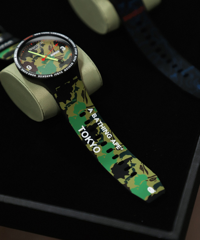 Swatch goes Big and Bold with BAPE Swatch goes Big and Bold with BAPE