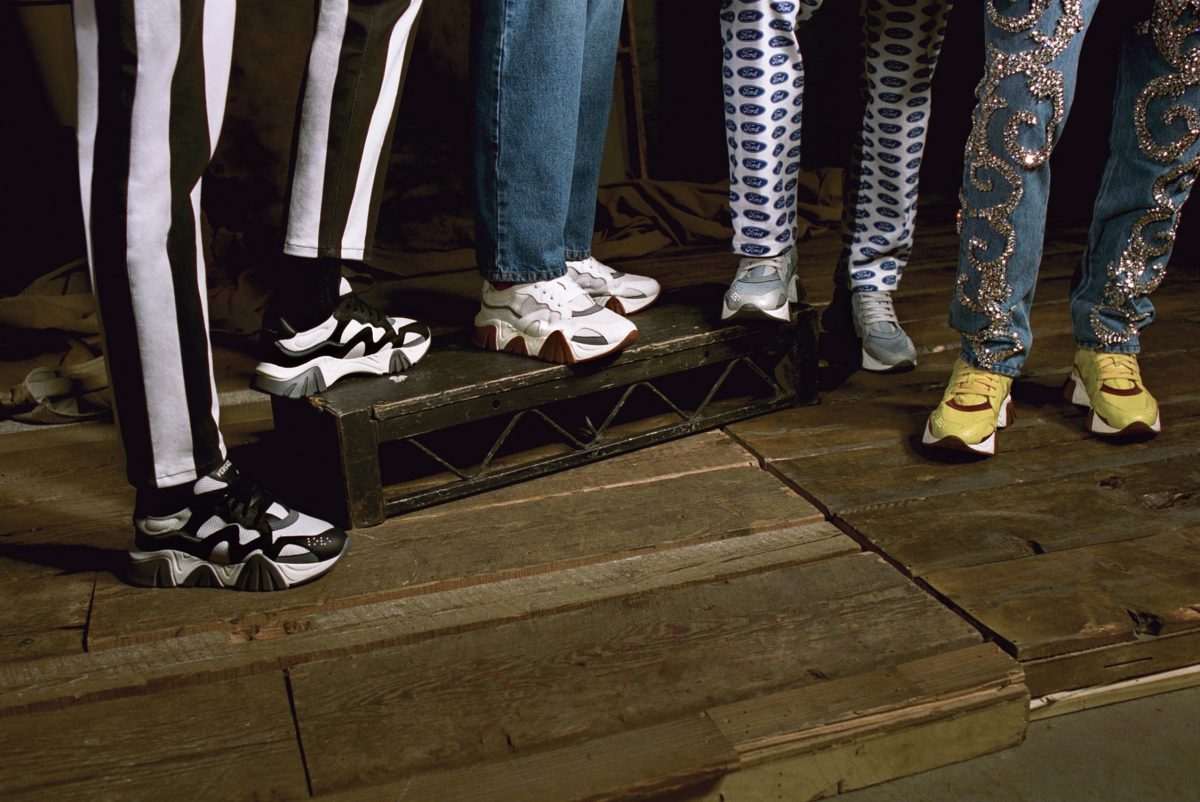 Versace’s newly-released Squalo sneakers Versace’s newly-released Squalo sneakers