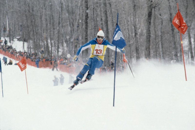 JO Hiver Lake Placid 1980, Ski alpin, slalom Hommes - Ingemar STENMARK (SWE) 1e.